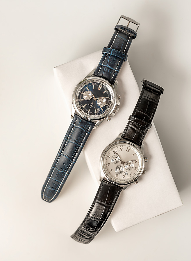Two fine luxury chronograph watches